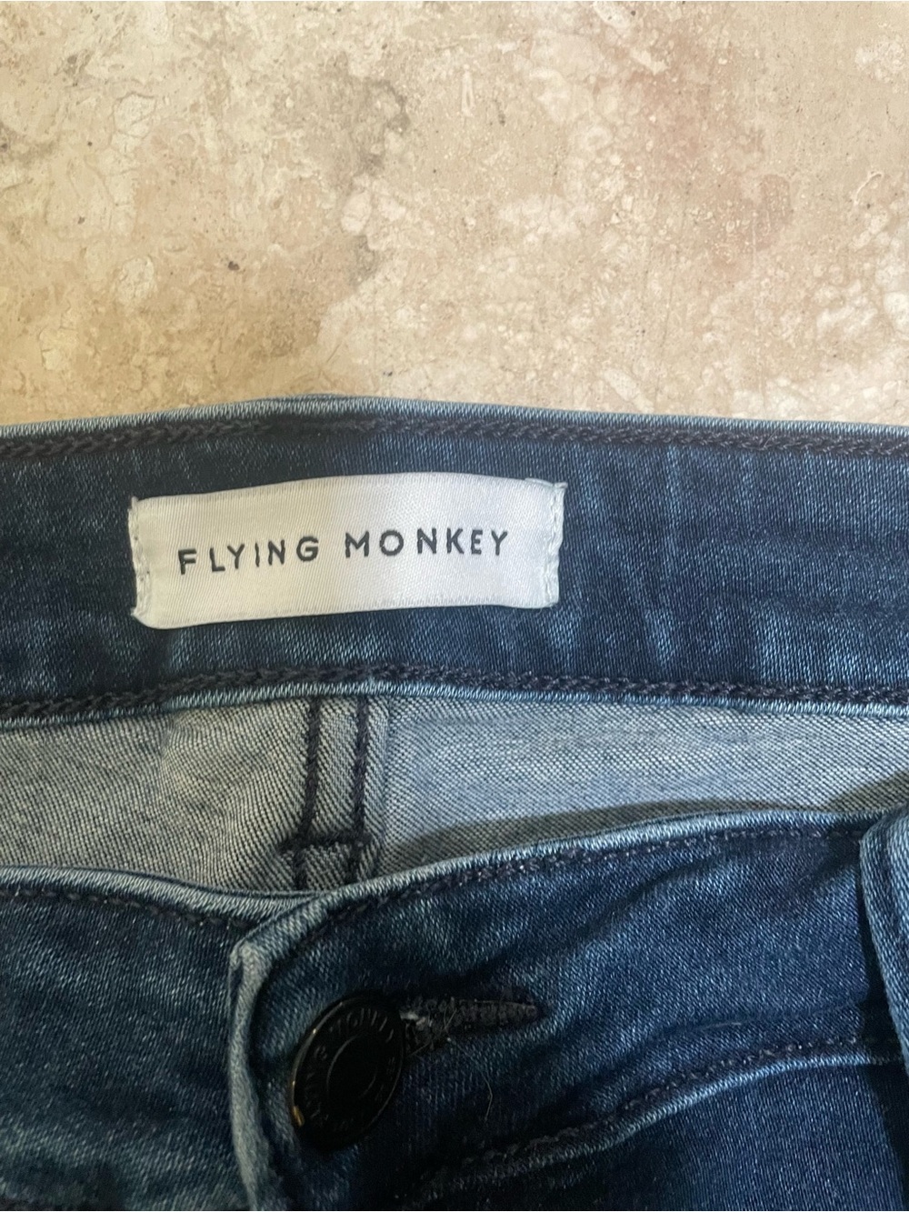Flying Monkey Indigo Blue Stretch Denim Jeans